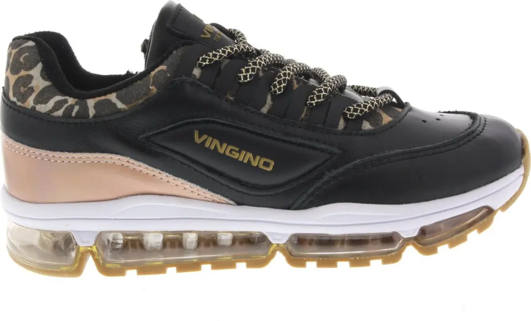 Meisjes Veterschoenen Vingino Fenna Ii Black Zwart