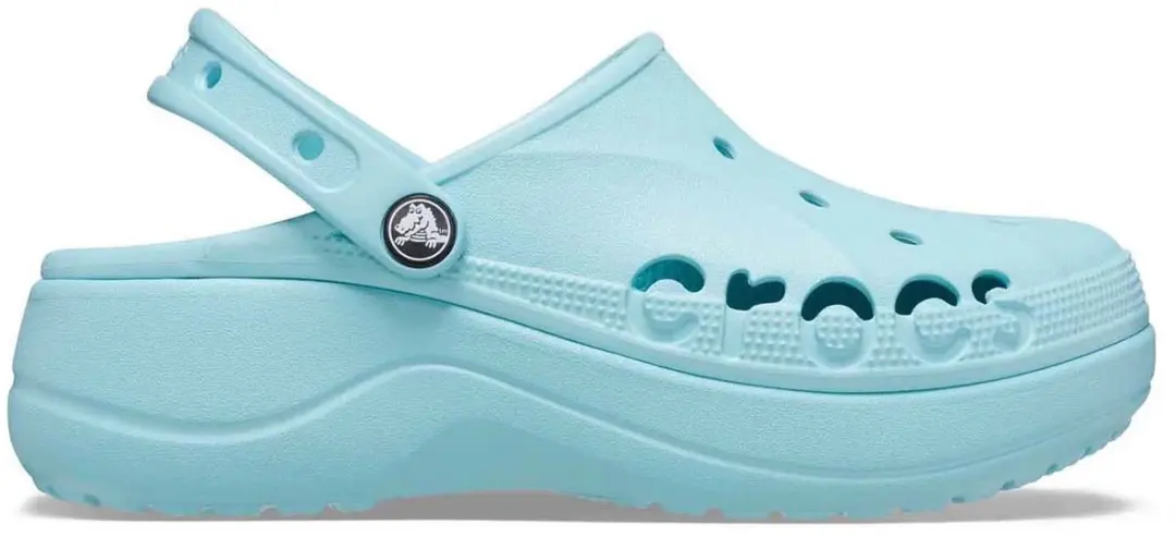 Crocs Baya Platform Clog Licht Blauw Dames Maat 39-40 W9