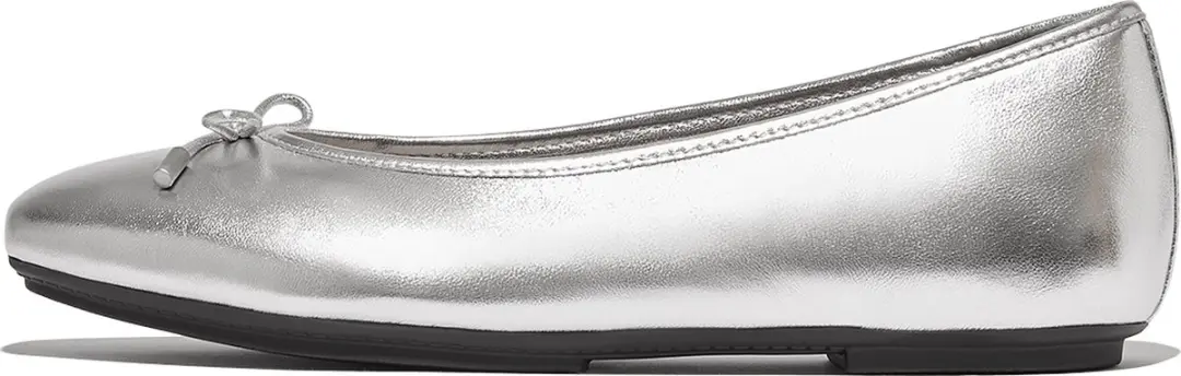 FitFlop FitFlop zilvere ballerina ZILVER