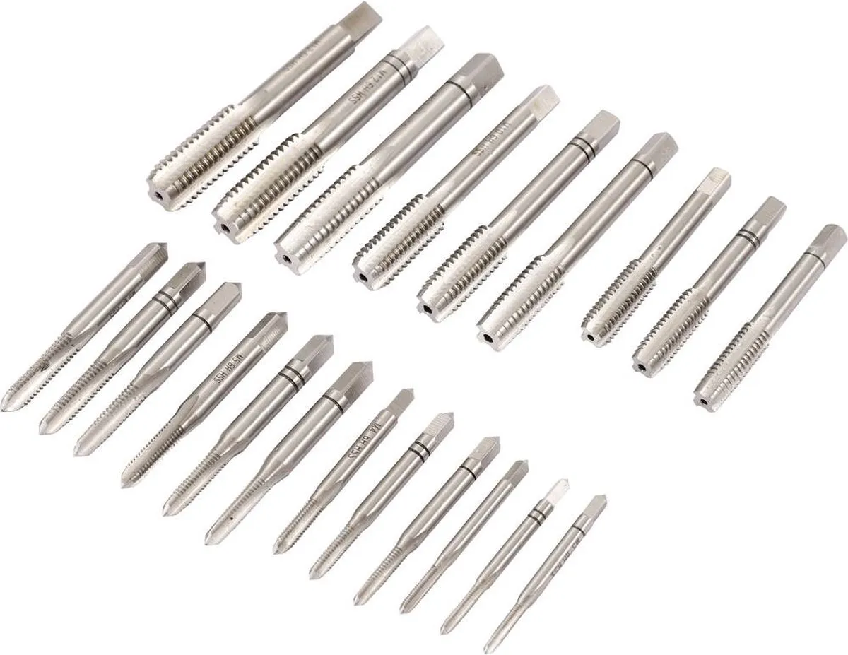 TOOLCRAFT TO-6800787 Schroefdraadsnijderset 21-delig