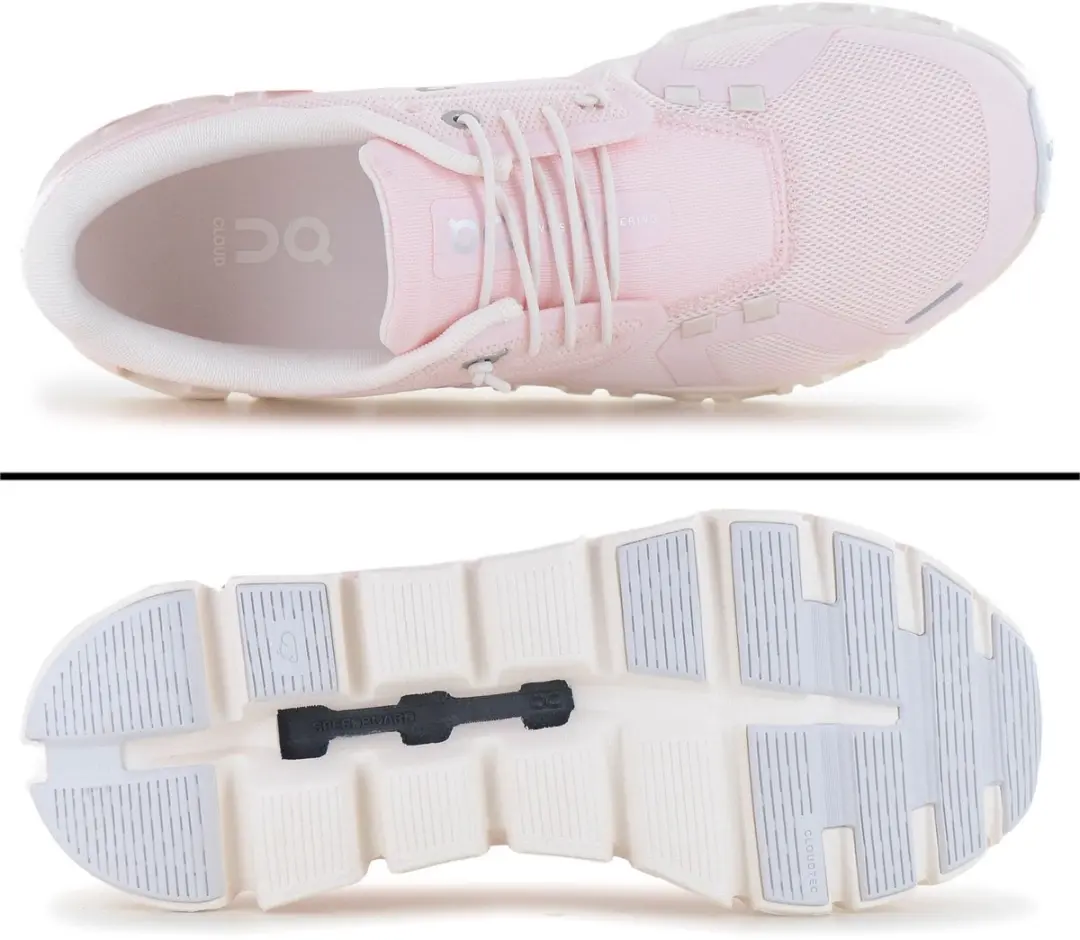 ON Running Cloud 6 Dames Sneakers - Roze - Maat 40 - afbeelding 5 van 6