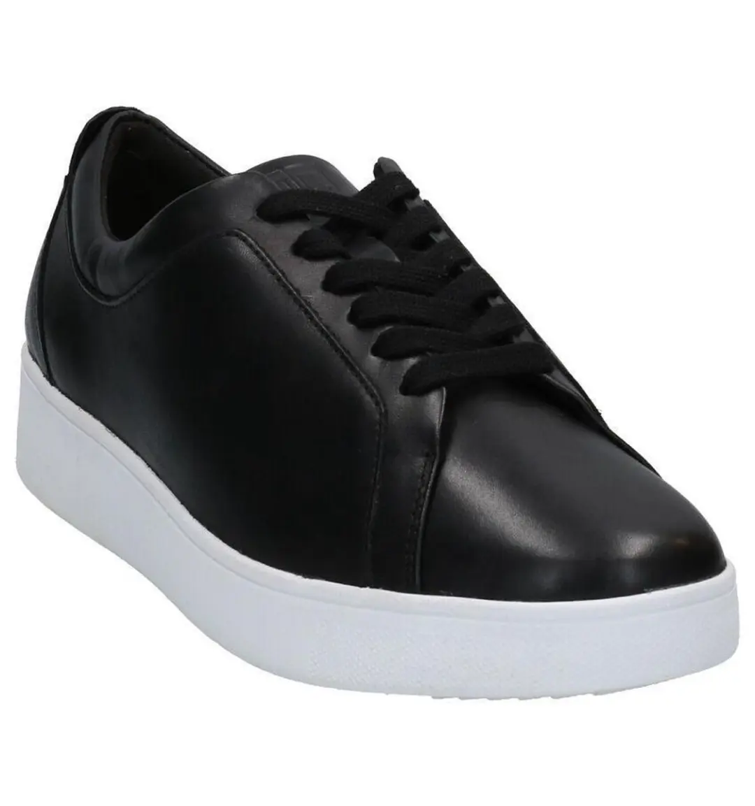 FitFlop Rally sneakers leather ZWART