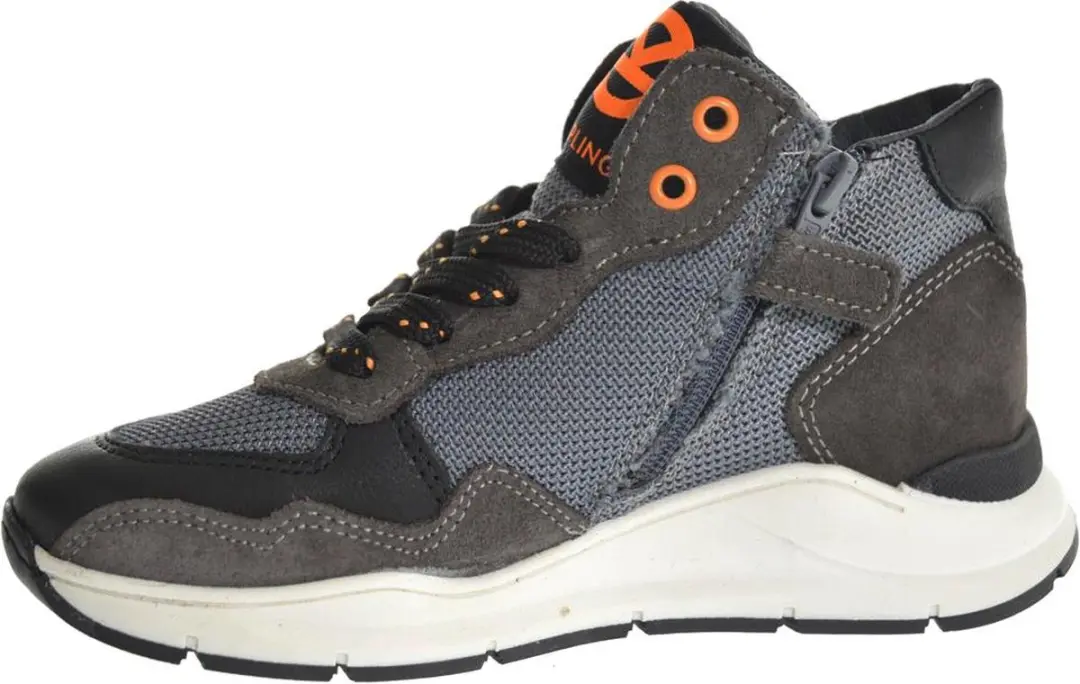 Kipling Fernando Jongens Sneaker - Grijs - afbeelding 4 van 6