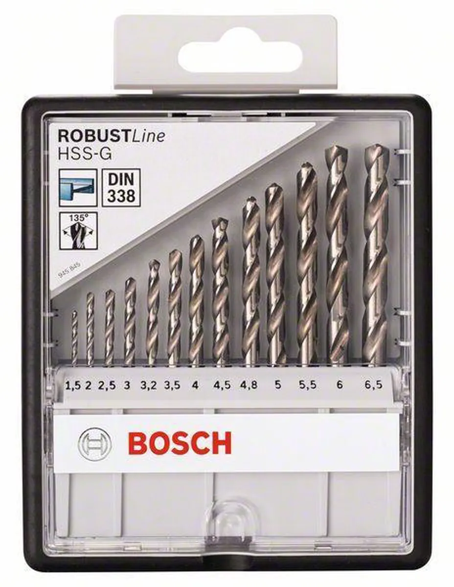 Bosch Professional Metaalborenset HSS-G 13-delig - 1,5-6mm