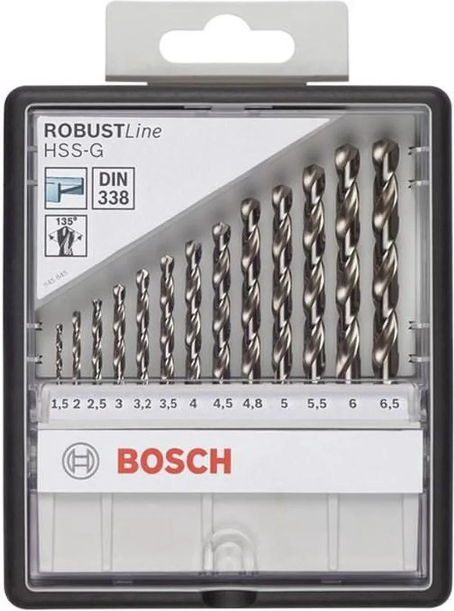 Bosch Professional Metaalborenset HSS-G 13-delig - 1,5-6mm