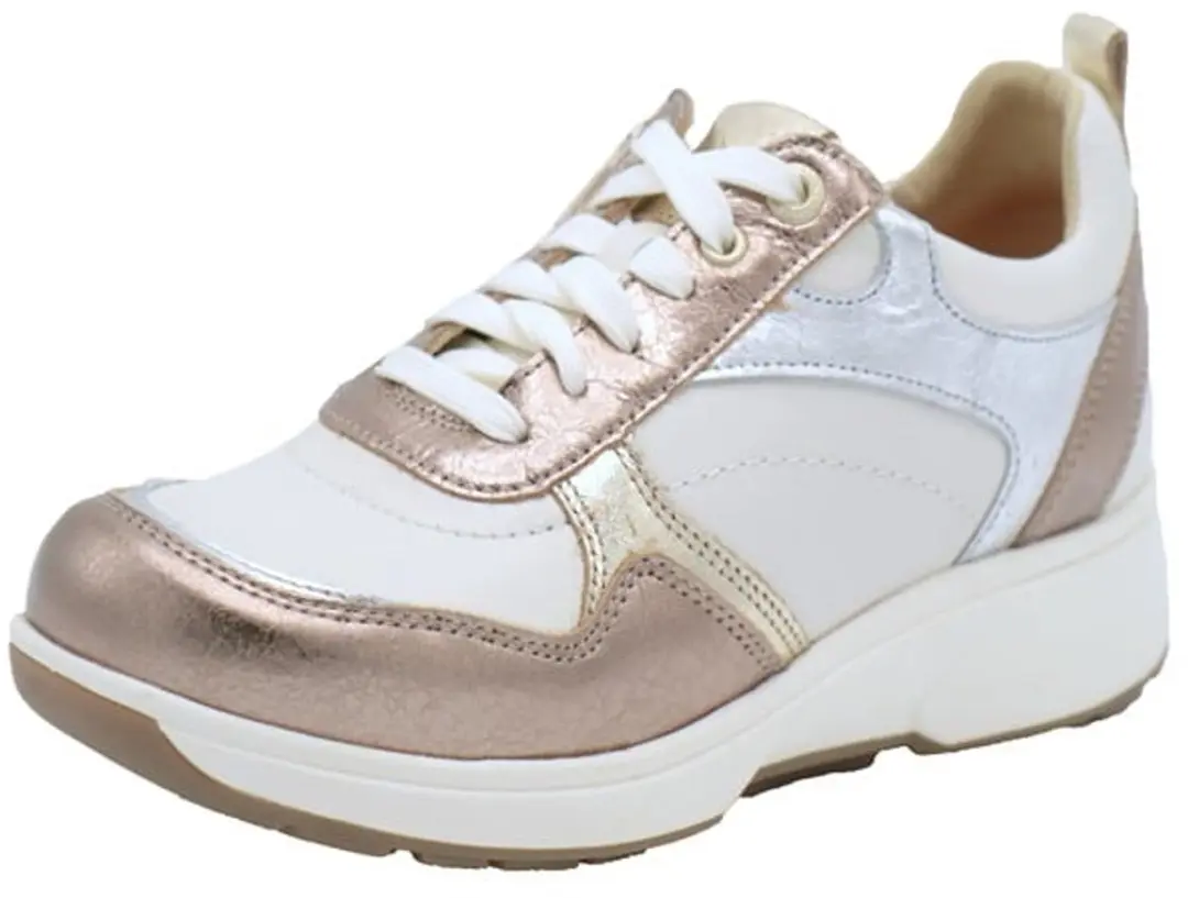 Xsensible Pula Dames Sneakers - Leer - Beige - Maat 40 - afbeelding 2 van 6
