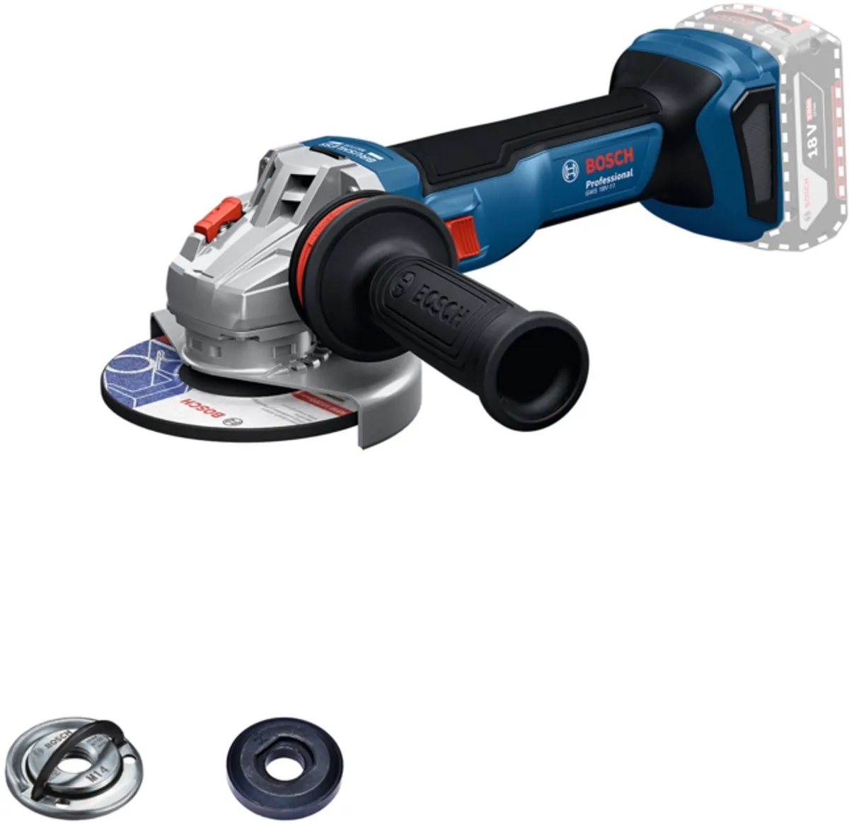 Bosch Professional GWS 18V-11 Accu Haakse Slijper 125mm