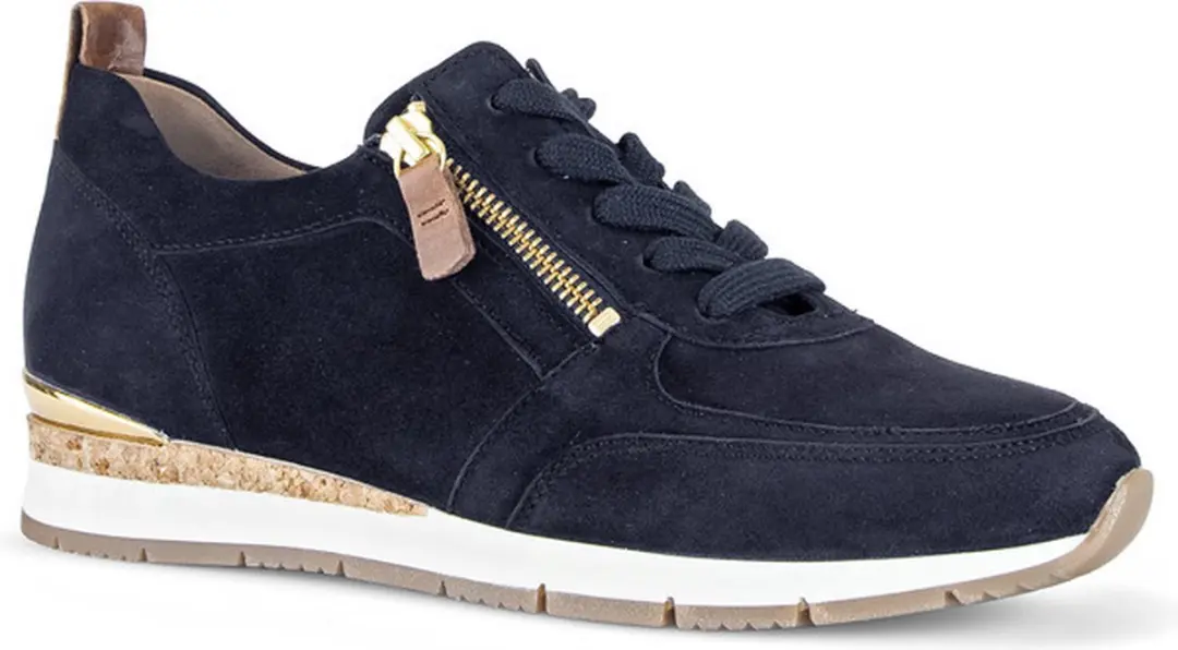 Gabor Dames Sneakers 37 - Donkerblauw - afbeelding 3 van 6