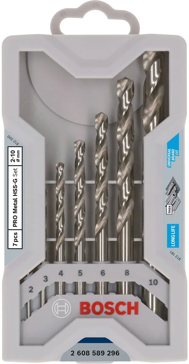 Bosch Professional Mini X-Line Pro HSS-Co Metaalboren 7-delig - afbeelding 6 van 6