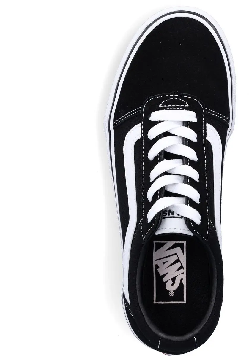 Vans WM Ward Sneakers - Suede/Canvas Zwart/Wit - afbeelding 6 van 6