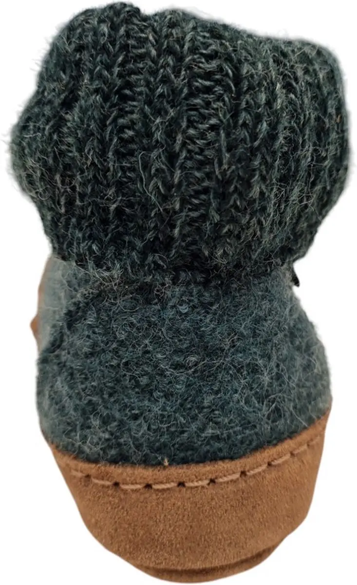 Bergstein Cozy Lux Sloffen Junior - Seagreen Maat 26