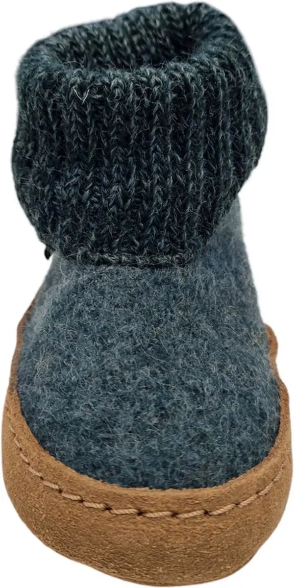 Bergstein Cozy Lux Sloffen Junior - Seagreen Maat 26