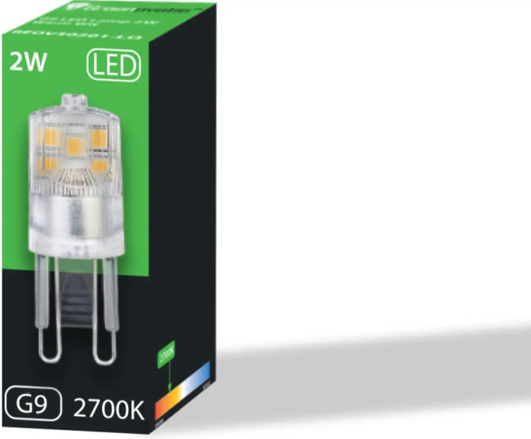Groenovatie G9 LED Lamp 2W Warm Wit - Ø16x45mm - afbeelding 5 van 5