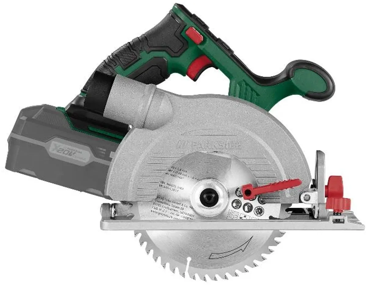 PARKSIDE Accu Handcirkelzaag 20V 150mm - 48mm Zaagdiepte - afbeelding 2 van 6
