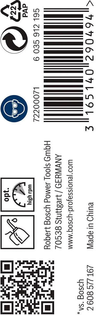 Bosch Professional ST. LINE 1.0mm HSS-G Boor - Metaal - 10 Stuks