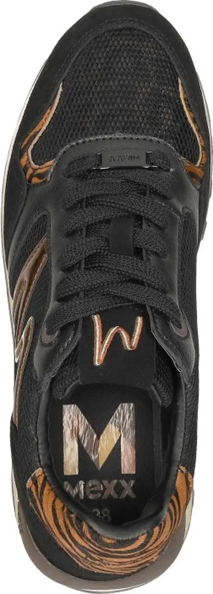 Mexx Juju Humper Sneakers - Dierenprint Zwart - afbeelding 4 van 6