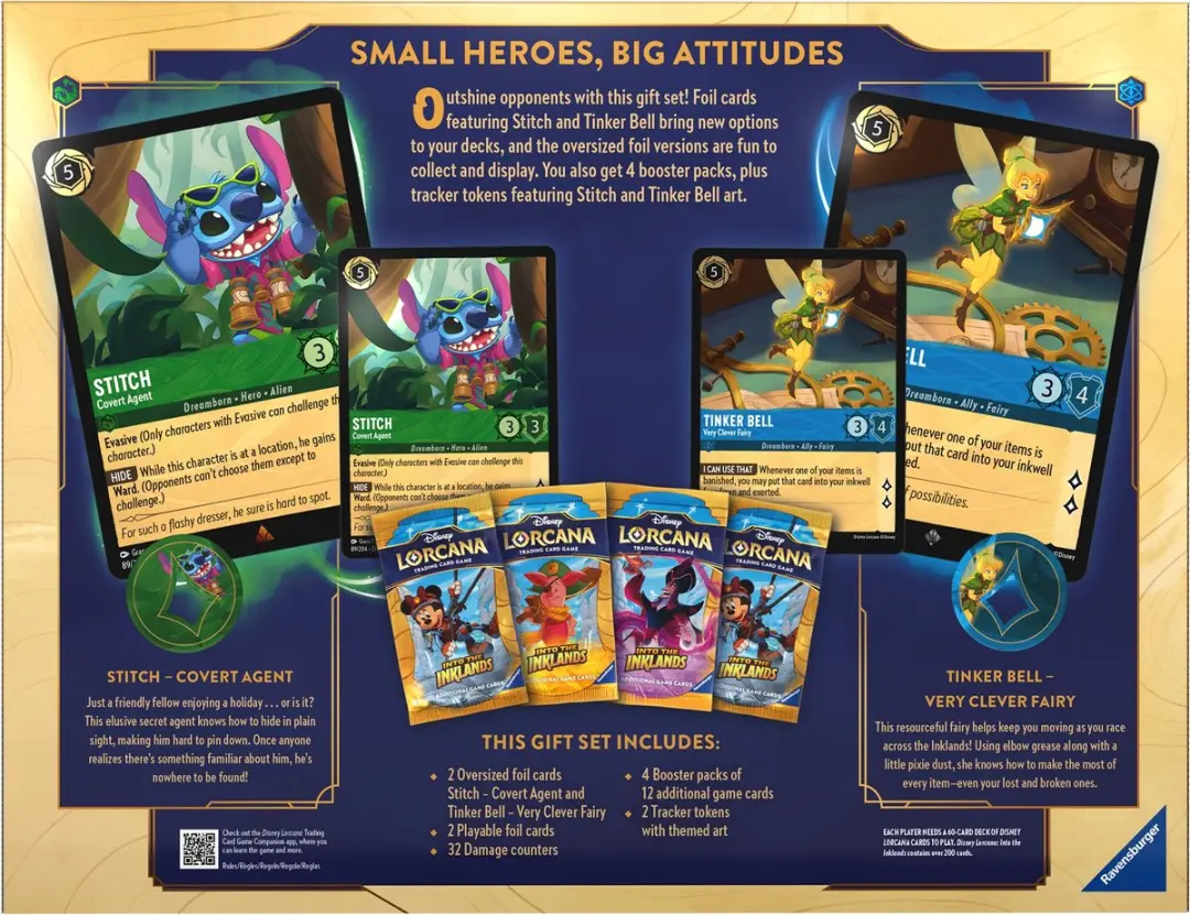 Ravensburger Disney Lorcana TCG Into the Inklands Gift Set 11098295