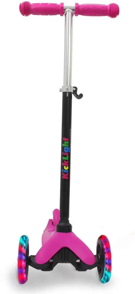 Jamara Step KickLight Scooter - Roze - afbeelding 4 van 6