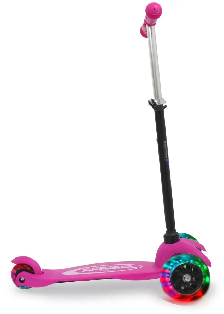 Jamara Step KickLight Scooter - Roze - afbeelding 3 van 6