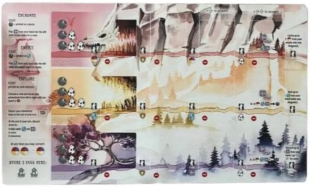 Stonemaier Games Wyrmspan Natural Rubber Playmat STM852