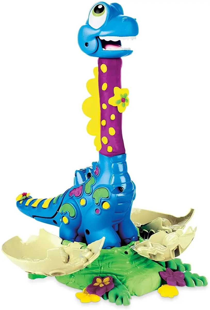 Play-Doh Dino Crew Langnek Bronto Speelset - Multikleur