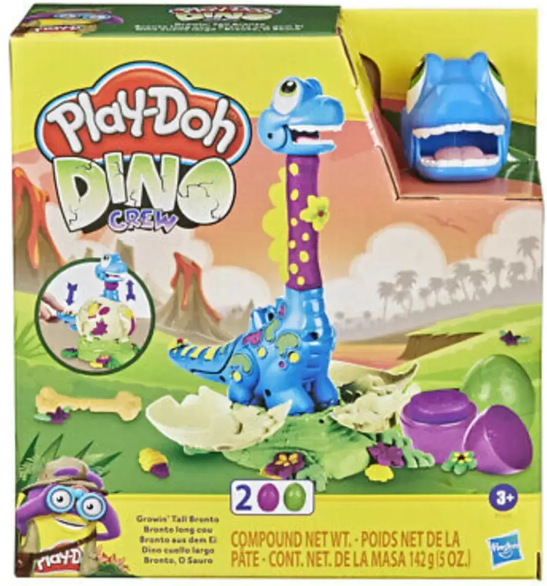 Play-Doh Dino Crew Langnek Bronto Speelset