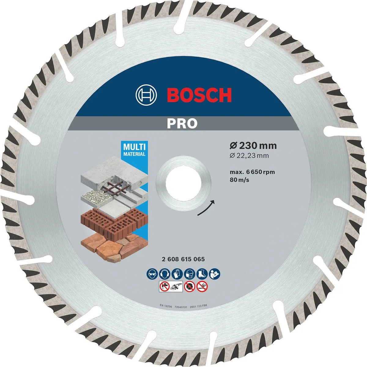 Bosch Professional Diamantschijf Universal 230mm - 22,23mm As