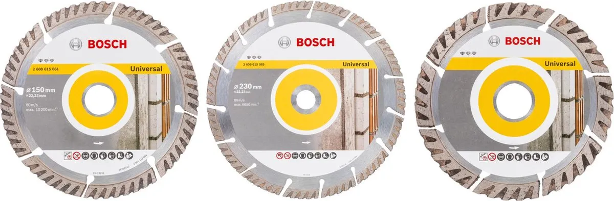 Bosch Professional Diamantschijf Universal 230mm - 22,23mm As - afbeelding 6 van 6