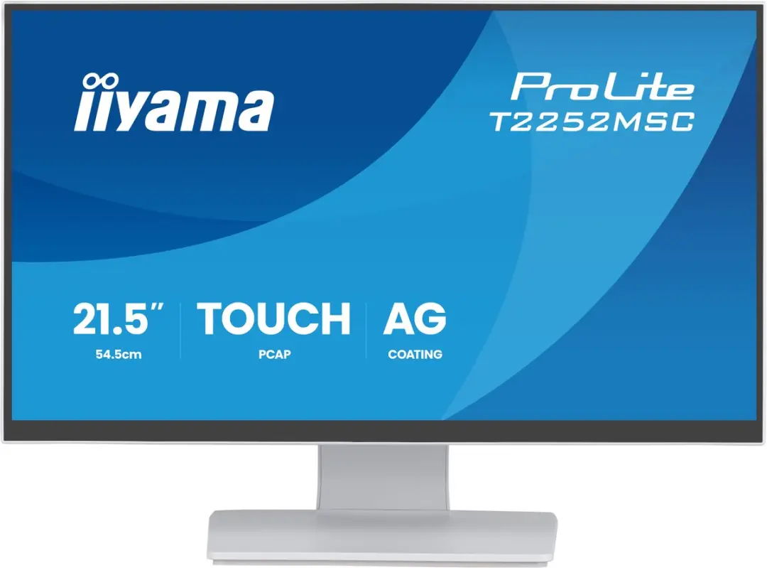 iiyama ProLite T2252MSC-W2AG Touchscreen Monitor 21.5" Full HD - Wit - afbeelding 5 van 6