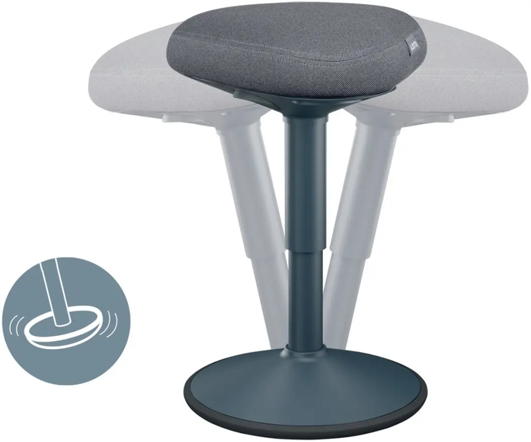 Leitz Ergo Active Zitkruk Grijs - afbeelding 5 van 6