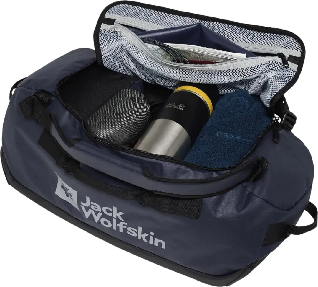 Jack Wolfskin All-In Duffle 35 Reistas - 62cm - Blauw - afbeelding 2 van 6