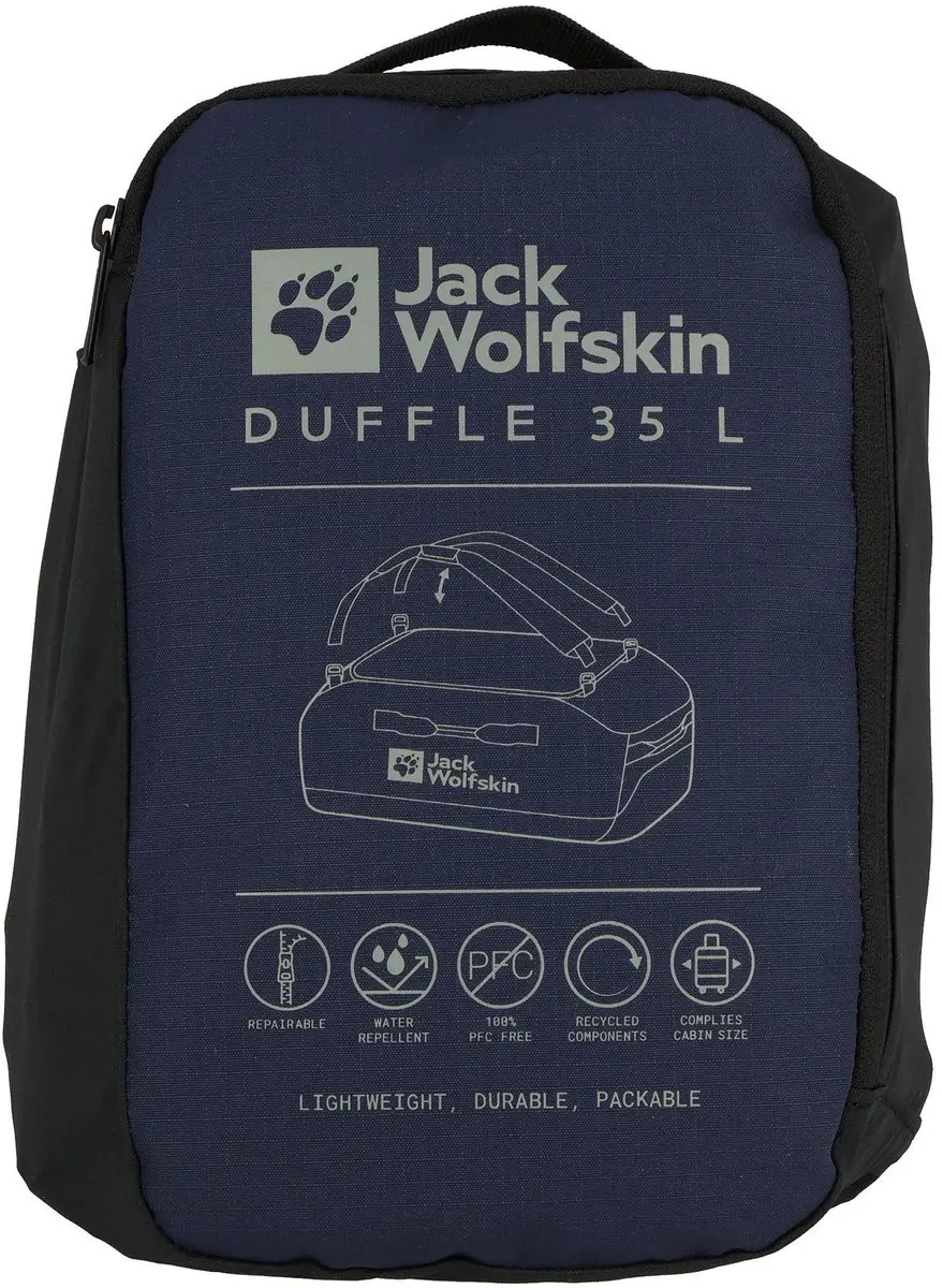 Jack Wolfskin All-In Duffle 35 Reistas - 62cm - Blauw - afbeelding 4 van 6