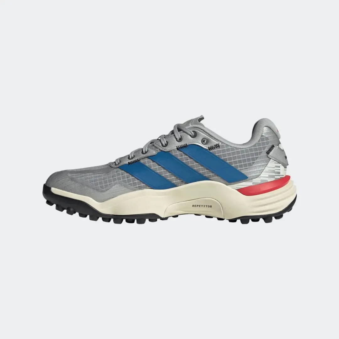 Adidas Adipower Hockey 4 26/27 Hockeyschoenen - 44 2/3 - Siver-Royal - afbeelding 2 van 6