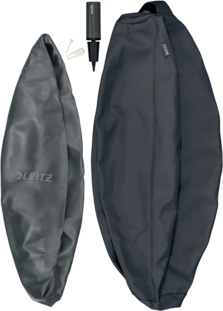 Leitz Ergo Actieve Zitbal 65cm - Anti-rol - Donkergrijs - afbeelding 3 van 6