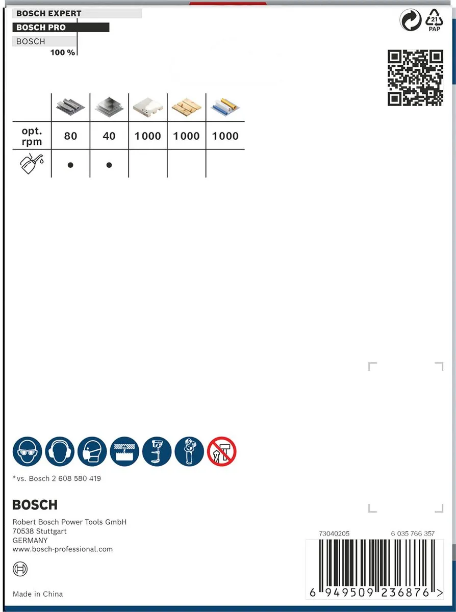 Bosch Professional PRO Multimateriaal Gatzaag 105mm - 260890
