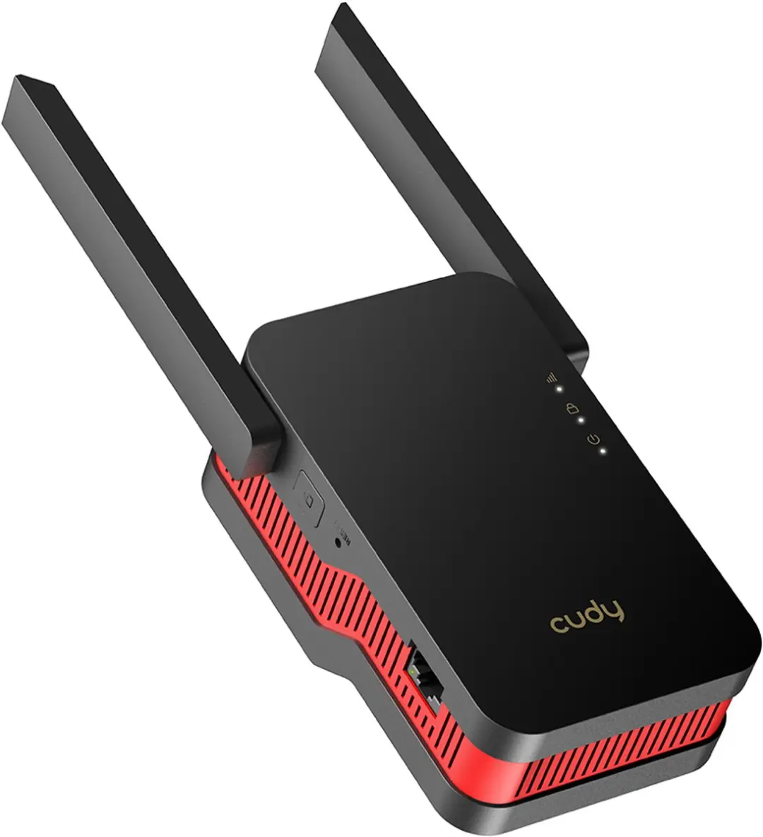 Cudy RE3000 Wi-Fi-signaalversterker - 4x Ethernet - 3 Antennes - Nero/Rosso - afbeelding 6 van 6