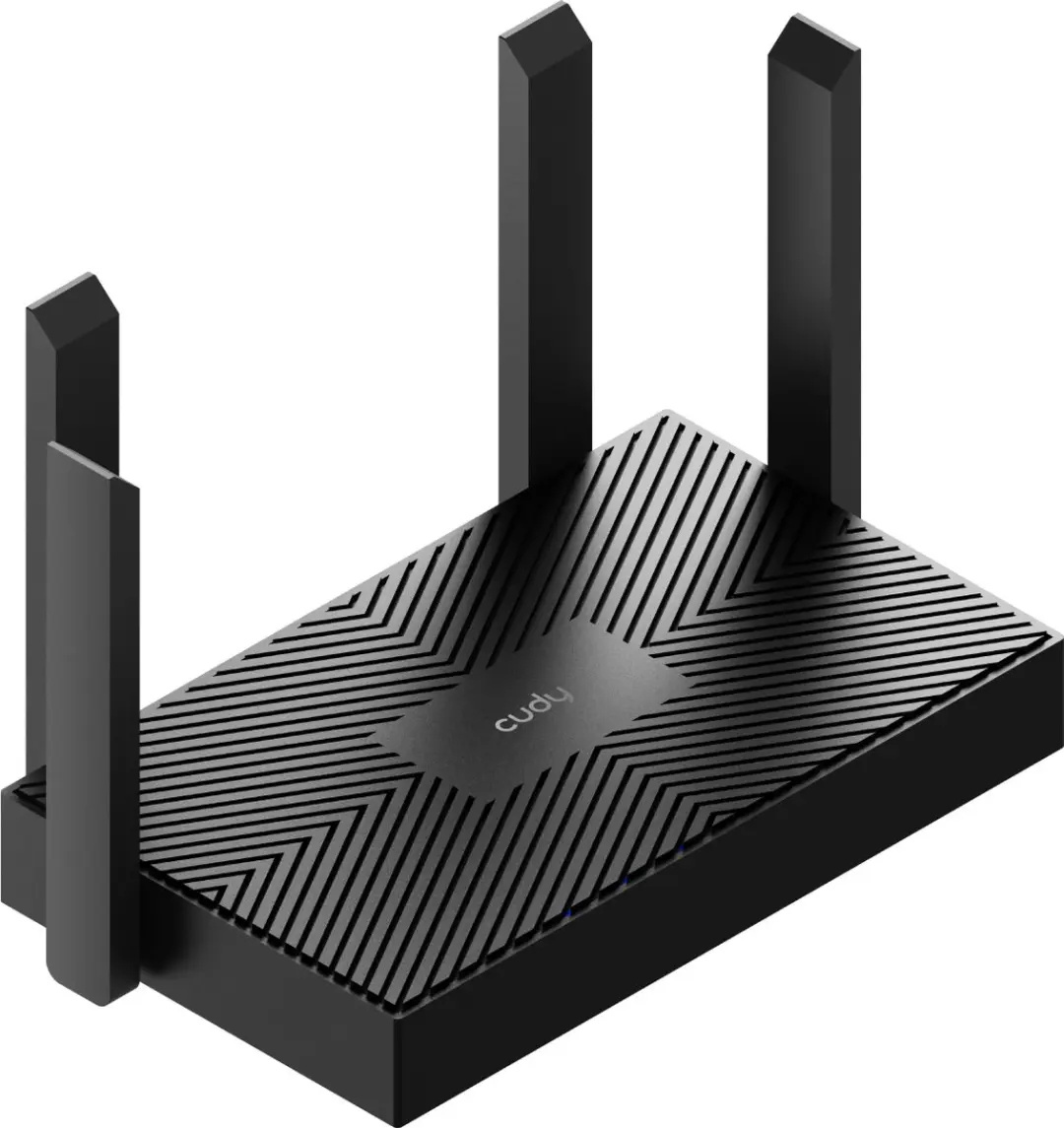 Cudy WR1500 Dual-Band WLAN-Router - 4x Gigabit Ethernet - Zwart