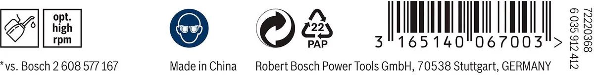 Bosch Professional HSS-G 2.5X62 5 Boorbit - 5 Stuks - afbeelding 6 van 6