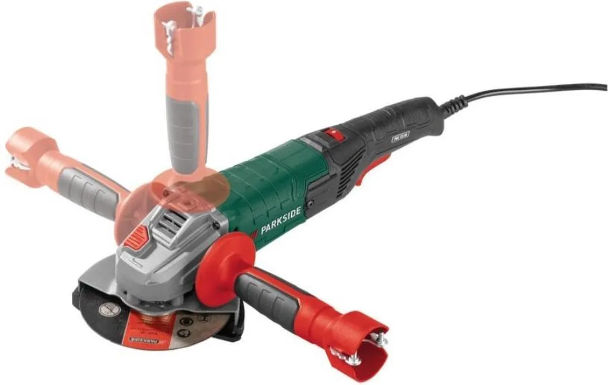 PARKSIDE Haakse Slijper 125mm 1200W - Metaal