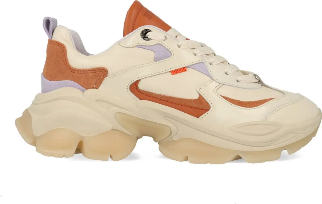 Bronx Sneakers Linn-y 66461B-AO-3739 Wit / Oranje / Paars-39