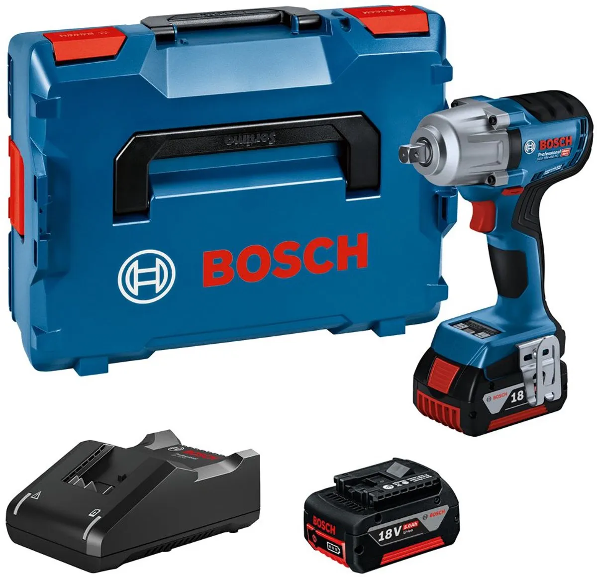 Bosch Professional GDS 18V-450 PC Accu Slagmoersleutel 450Nm