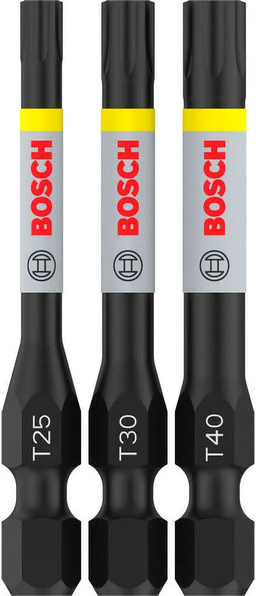 Bosch Professional PRO Torx Slagmoerbeitels T25 T30 T40