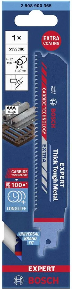 Bosch Professional EXPERT S955CHC Zaagblad Thick Tough Metal
