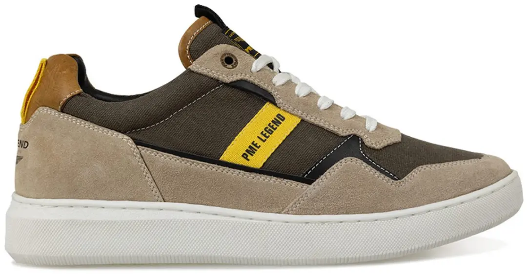 PME Legend Deltar Heren Sneakers - Espresso Beige - Maat 43 - afbeelding 2 van 6