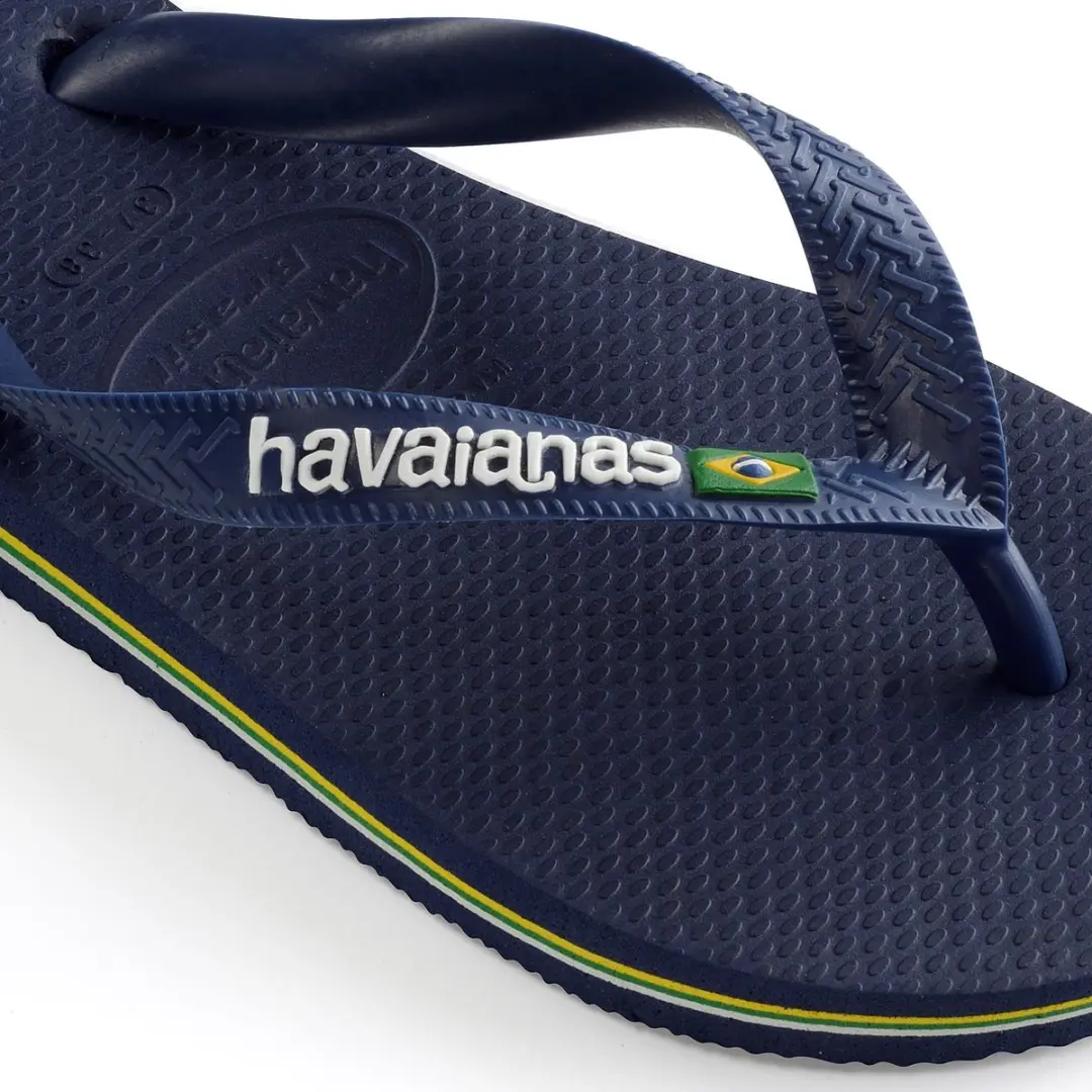 Havaianas Brasil Logo Teenslipper - Navy - afbeelding 3 van 6
