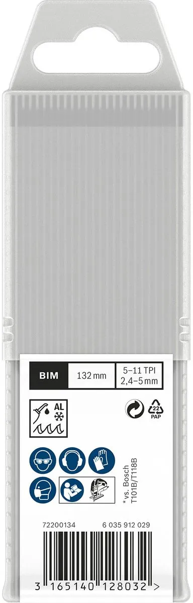 Bosch Professional DECOUPEERZB T345XF 25 - Metaal - 25 Stuks
