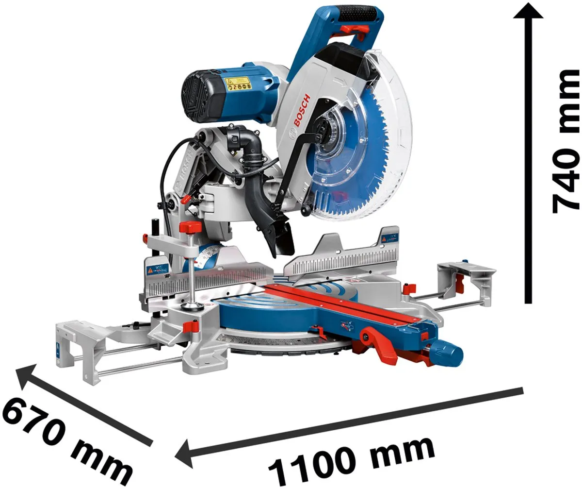 Bosch Professional GCM 12 GDL Afkortzaag 2000W - 305mm