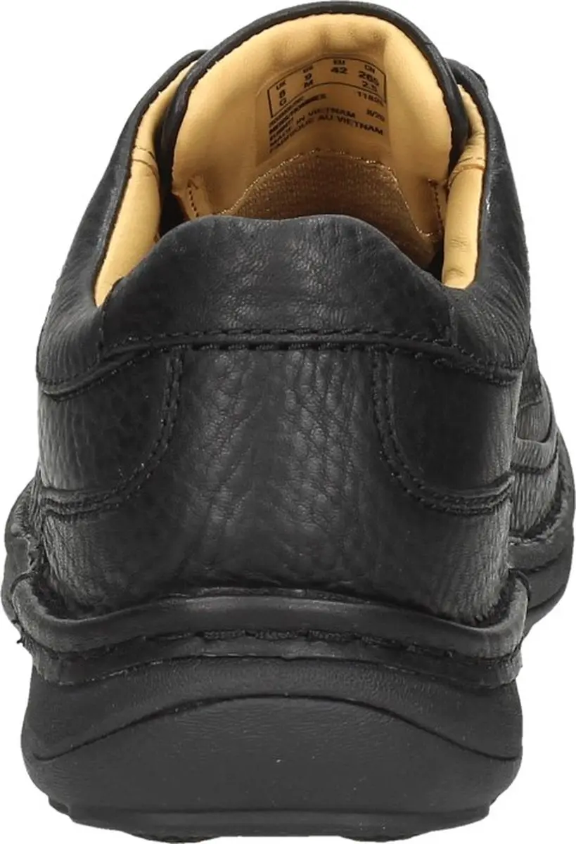 Clarks Nature Three Heren Veterschoenen - Zwart - Maat 46