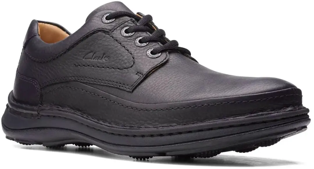 Clarks Nature Three Heren Veterschoenen - Zwart - Maat 46