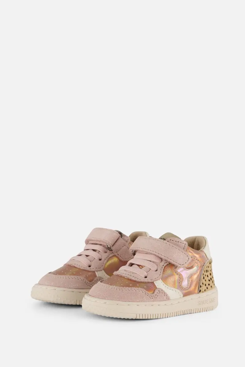 Shoesme Roze Sneaker Met Panterprint